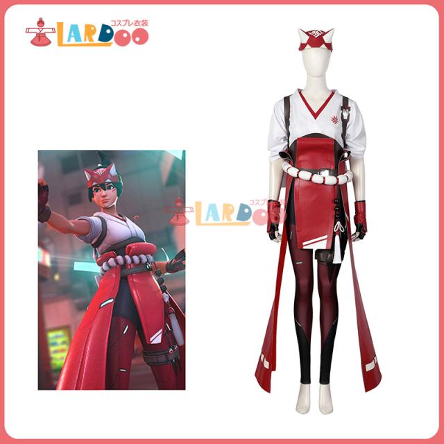 新タイプ追加 激安販売 オーバーウォッチ Overwatch OW2 キリコ-Kiriko コスプレ コスチューム[5018]