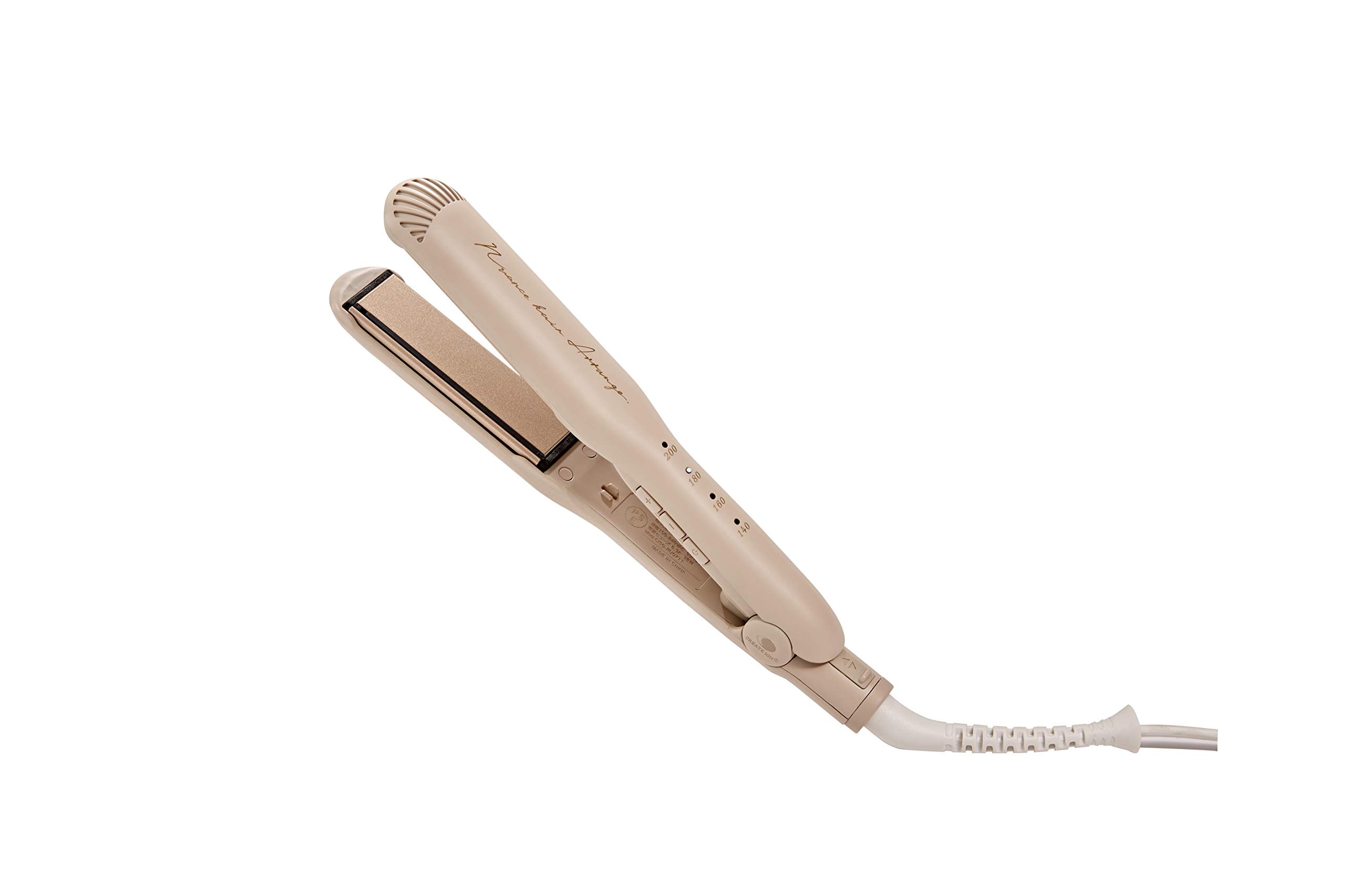 Create (クレイツ) ニュアンスヘアアレンジ 2way ヘアアイロン (海外対応/自動電源OFF) ストレート セラミック 携帯 (CISG-RU0711)