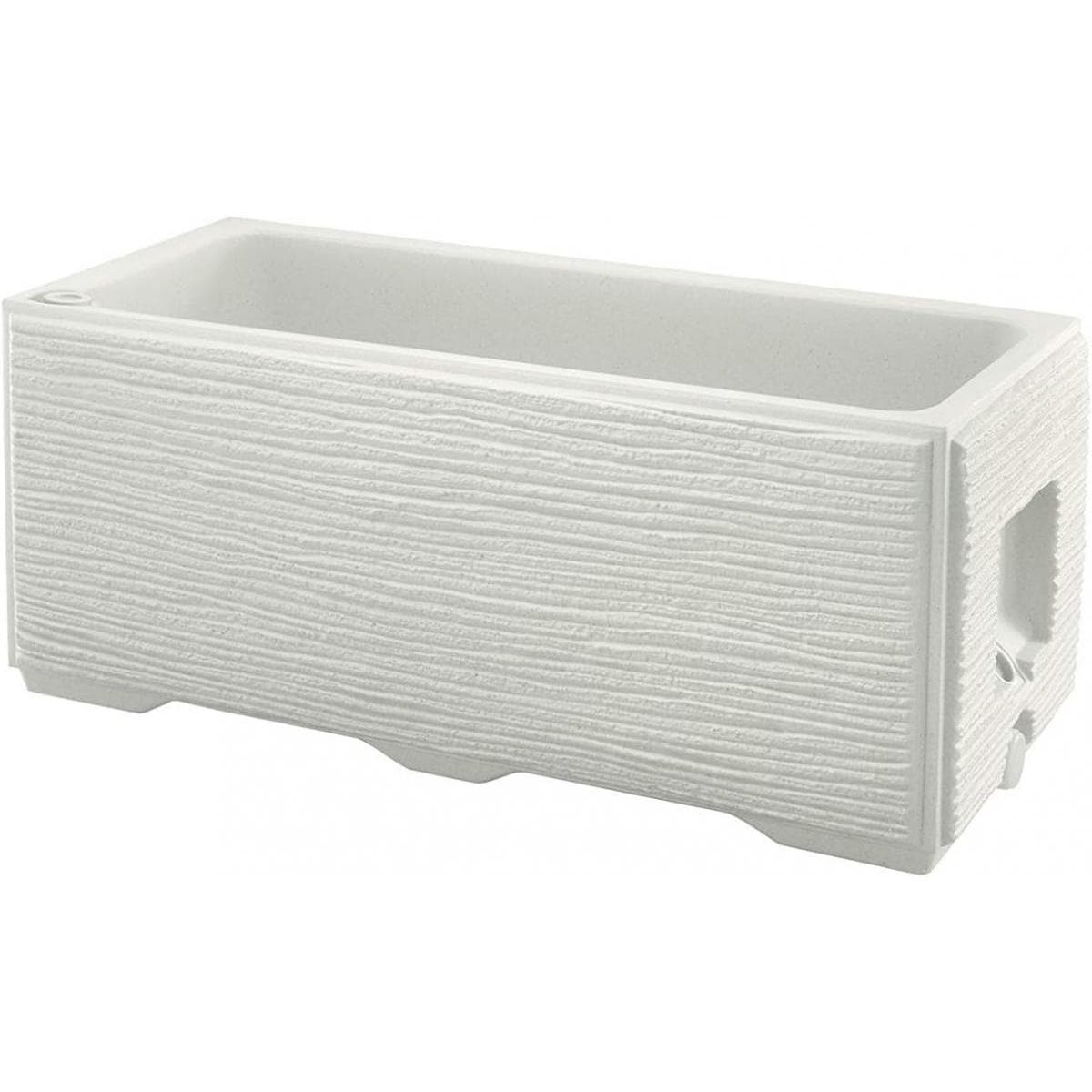 【I】【法人限定】リッチェル タウンプランターWS 100型 くしびき サンドグレー 大容量 底面給水機能付き【北海道・沖縄・離島 配送不可】