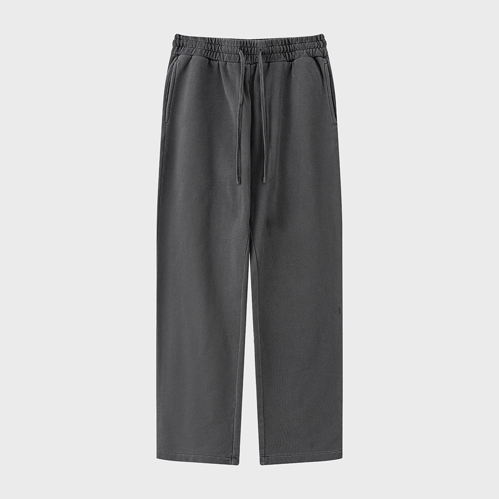 SP PIGMENT WIDE SWEATPANTS-CHARCOAL