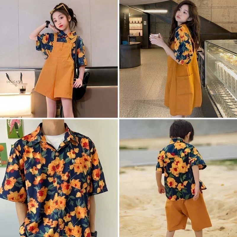 トップスシャツブラウス女の子 ペアルック 男の子 tシャツ 親子お揃い レディース スカート tシャツ カップル カップル セットアップ 親子 家族おそろい服 ス メンズトップスキッズ服