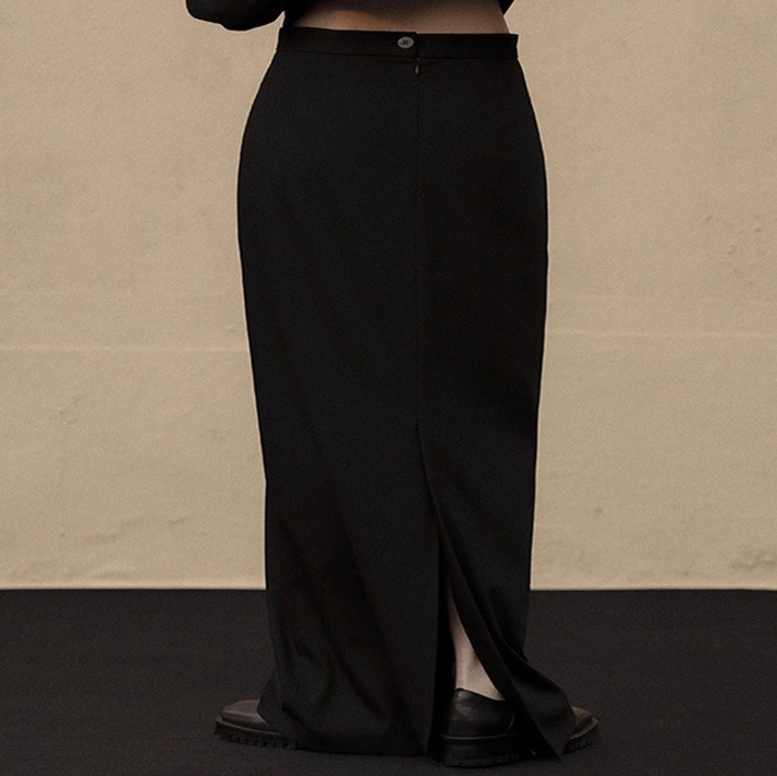 レディース スカート ボトムス タイトスカート ロングスカート マキシ フェミニン スリット バックスリット ハイウエスト コンサバ きれいめ シンプル 上品 おしゃれ こなれ感 エレガント