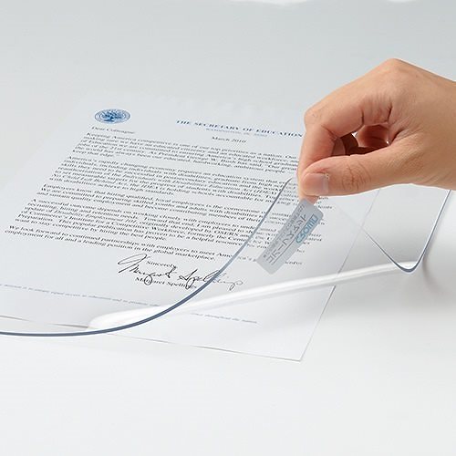 デスクマット コピーレス/シングル 透明 595x1595mm CR-CS166-T 8,646円