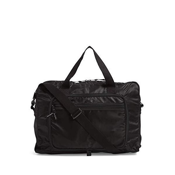 Vera Bradley Women s Vera Bradley Women s Packable Weekender Travel Bag Black One Size， Black， One S