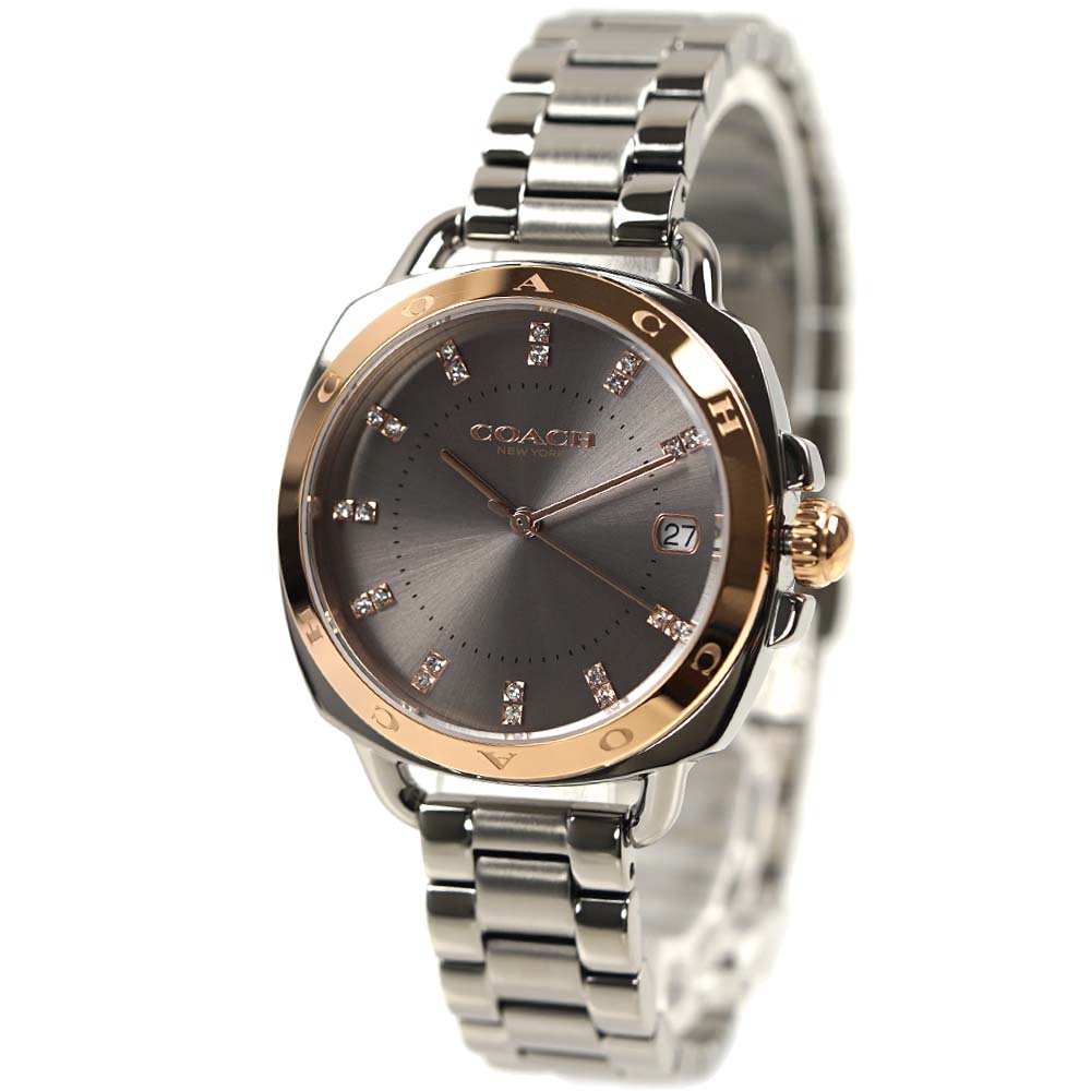 コーチ 腕時計 COACH レディース TATUM ガンメタリック ローズゴールド 日付カレンダー 14504159