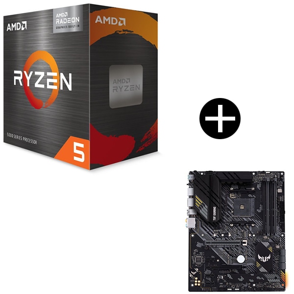 Ryzen 5 5500GT BOX With Wraith Stealth Cooler CPU + ASUS TUF GAMING B550-PLUS マザーボード セット