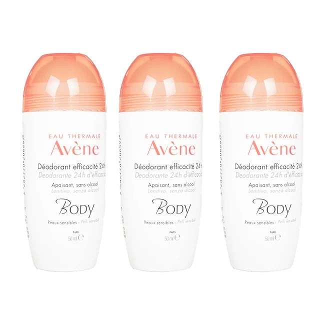 アベンヌ デオドラント24h 50ml 3本 Avene 敏感肌 海外発送 国際書留郵便発送 5,632円