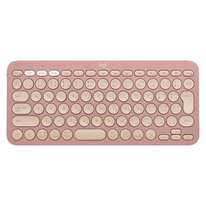 ワイヤレスキーボード K380s PEBBLE KEYS 2 K380SRO ローズ