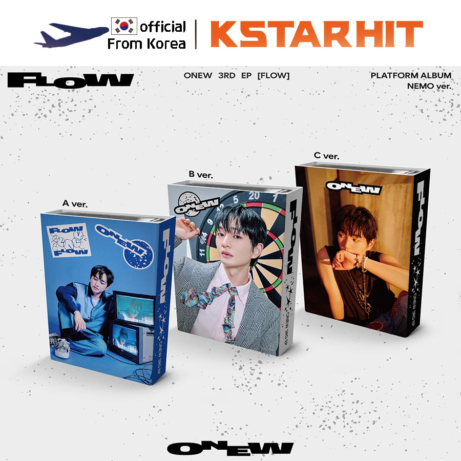 (3種セット/ NEMO Ver.) ONEW of SHINee - FLOW (3rdミニアルバム)
