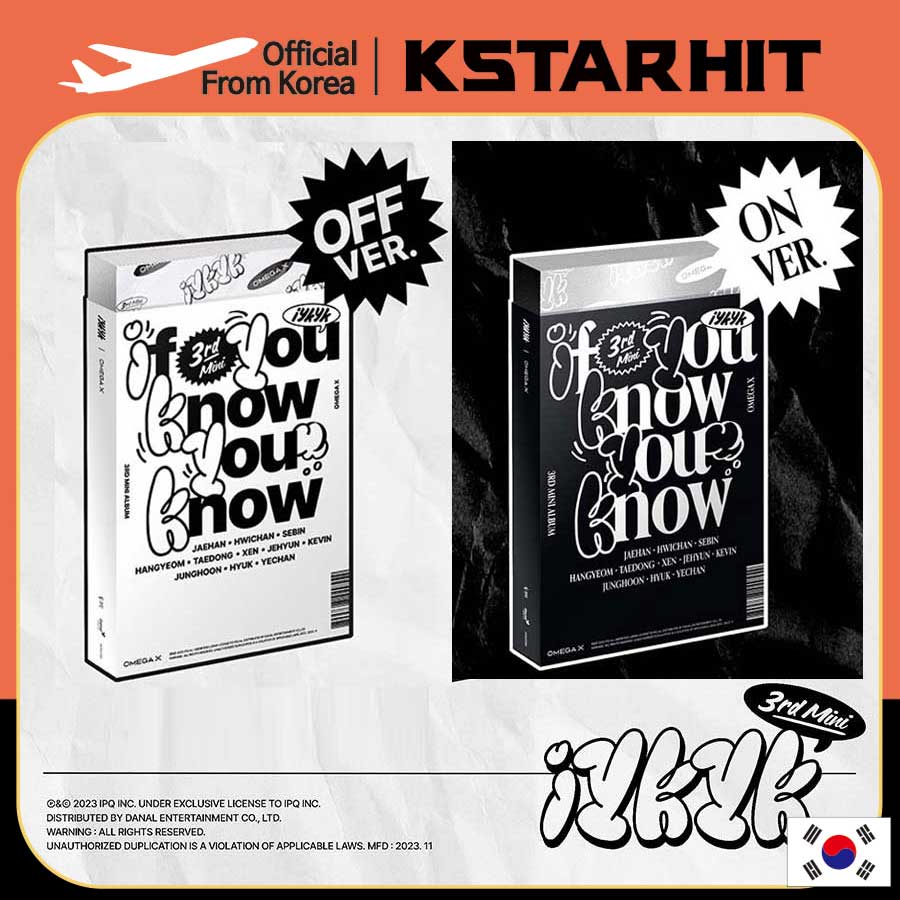 (2種セット) OMEGA X - iykyk (3rdミニアルバム)