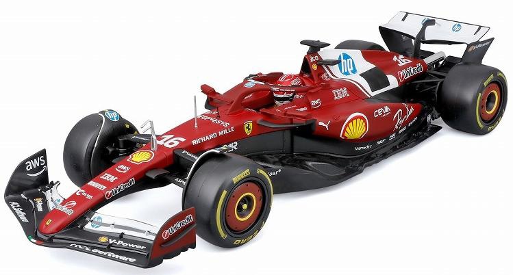 ブラゴ 1/18 フェラーリ SF-25 2025 オーストラリアGP No16 ドライバー付 ウィンドウボックス【18-16816L】 ミニカー 18-16816L SF-25 オーストラリアGP