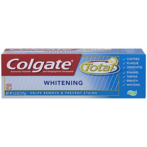 Colgate Total Whitening Gel Toothpaste, 4.2 ounce (6 Pack)