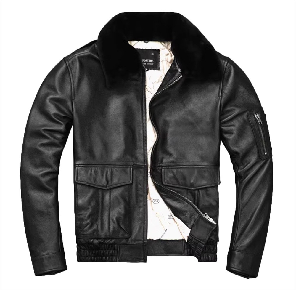 牛革レザージャケットメンズショートレザージャケットオートバイライディングジャケット