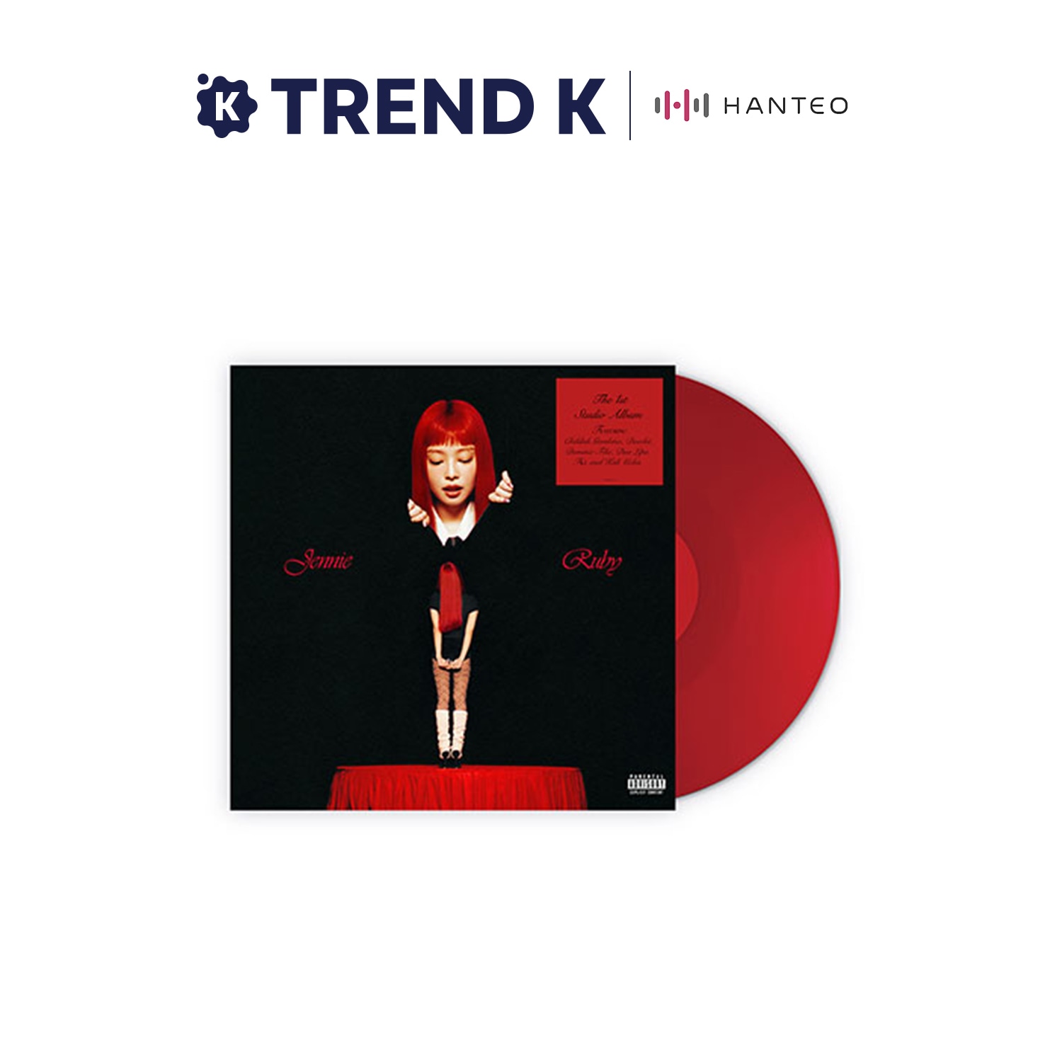 [当店特典] BLACKPINK JENNIE - [Ruby Vinyl] (LP ver.) (Unsigned) 韓国盤