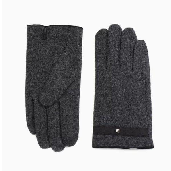 ダークグレーウールDDロゴスマートフォンタッチ手袋DCGV5F116G3_s