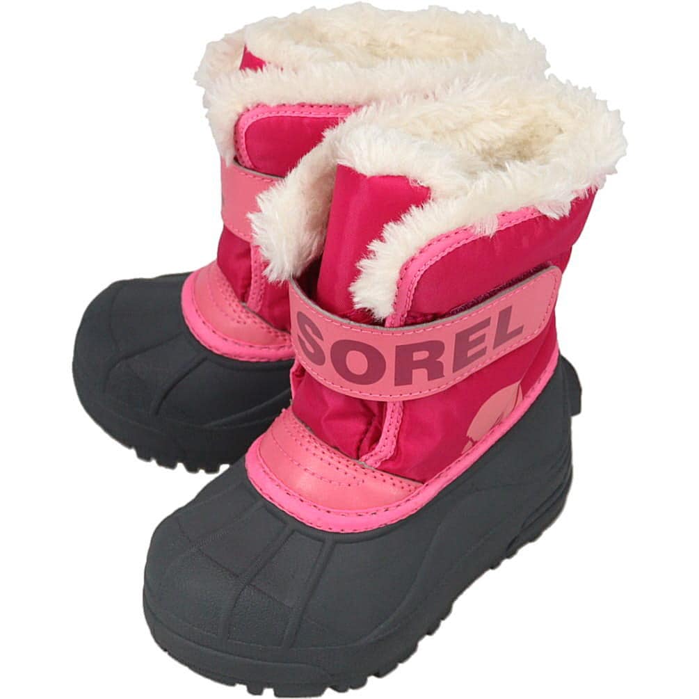 正規品 ブーツ ドレンズ スノーコマンダー ブーツ CHILDRENS SNOW COMMANDER BOOT トロピカルピンク/ディープブラッシュ NY5190-652