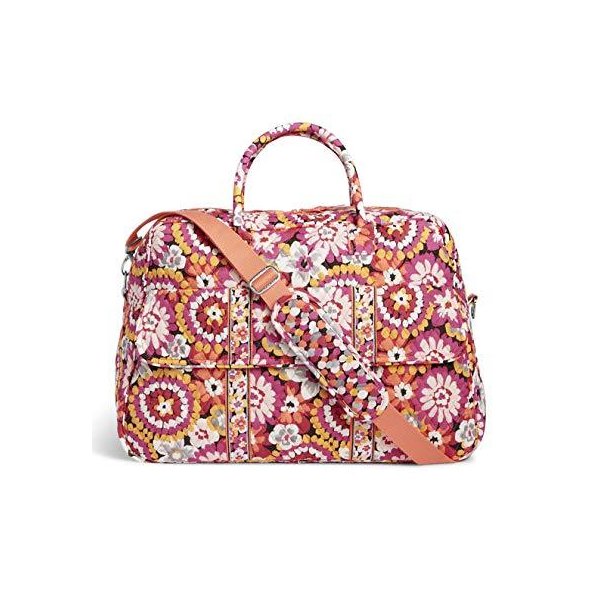 Vera Bradley Grand Traveler Tote Pixie Blooms 並行輸入品
