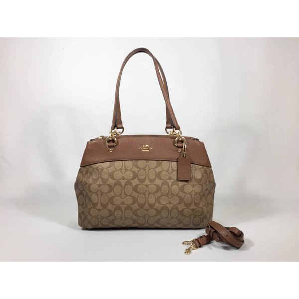 ハンドバッグ 2way ショルダーバッグ シグネチャー ラージ ブラック キャリ