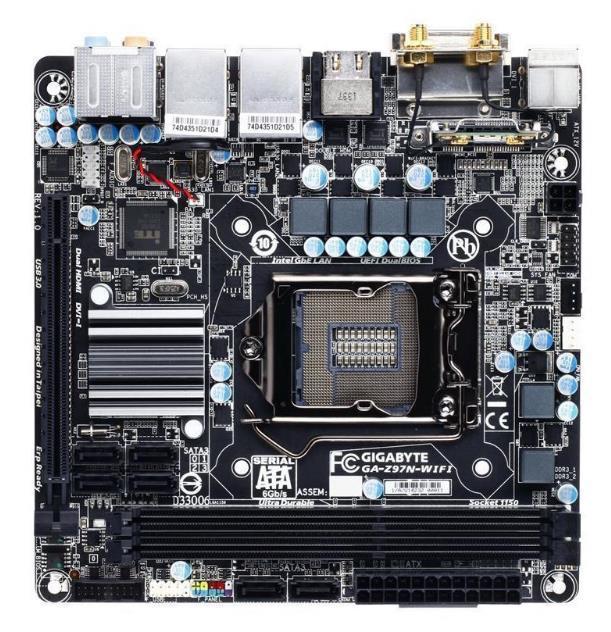 GIGABYTE GA-H97N-WIFI LGA 1150 Intel H97 HDMI SATA 6Gb/s USB 3.0 Mini ITX Intel Motherboard 10,906円
