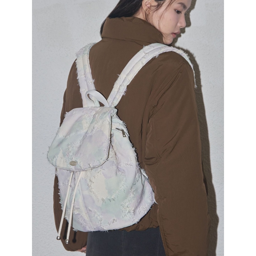 rysm ポーセリンバックパックパープルグリーン
