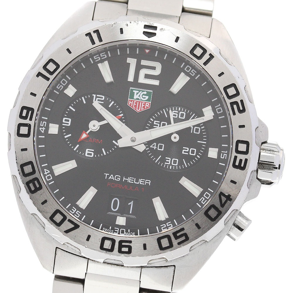 タグホイヤー TAG HEUER WAZ111A フォーミュラー1 アラーム クォーツ メンズ _850143【中古】