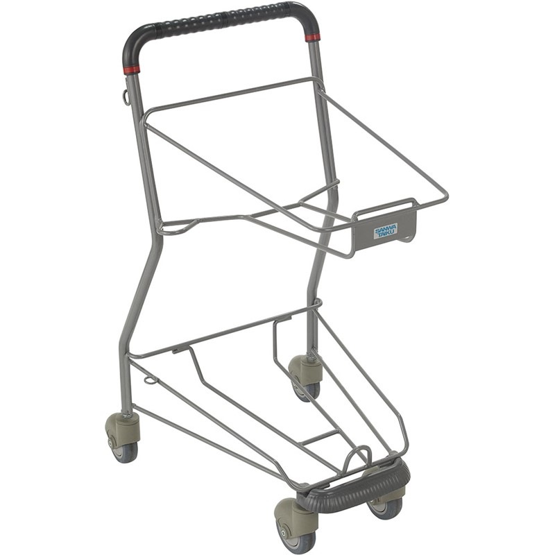 (代引き個人宅北海道沖縄への配送不可)三和体育 ボールバスケットカート 2ダンシキD バスケット器具 (s0620)