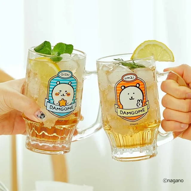 自分ツッコミくま ハイボールグラス 2P セット