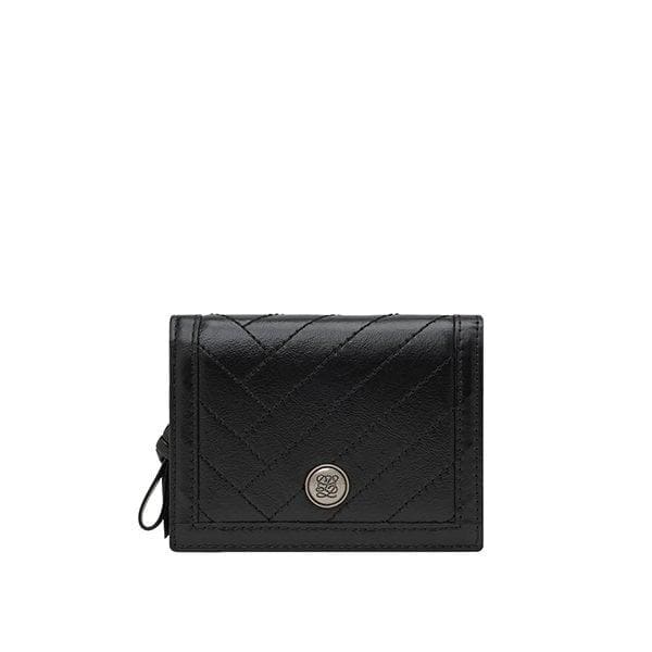 エルキルティング 女性二つ折り財布 ST3QT02BL