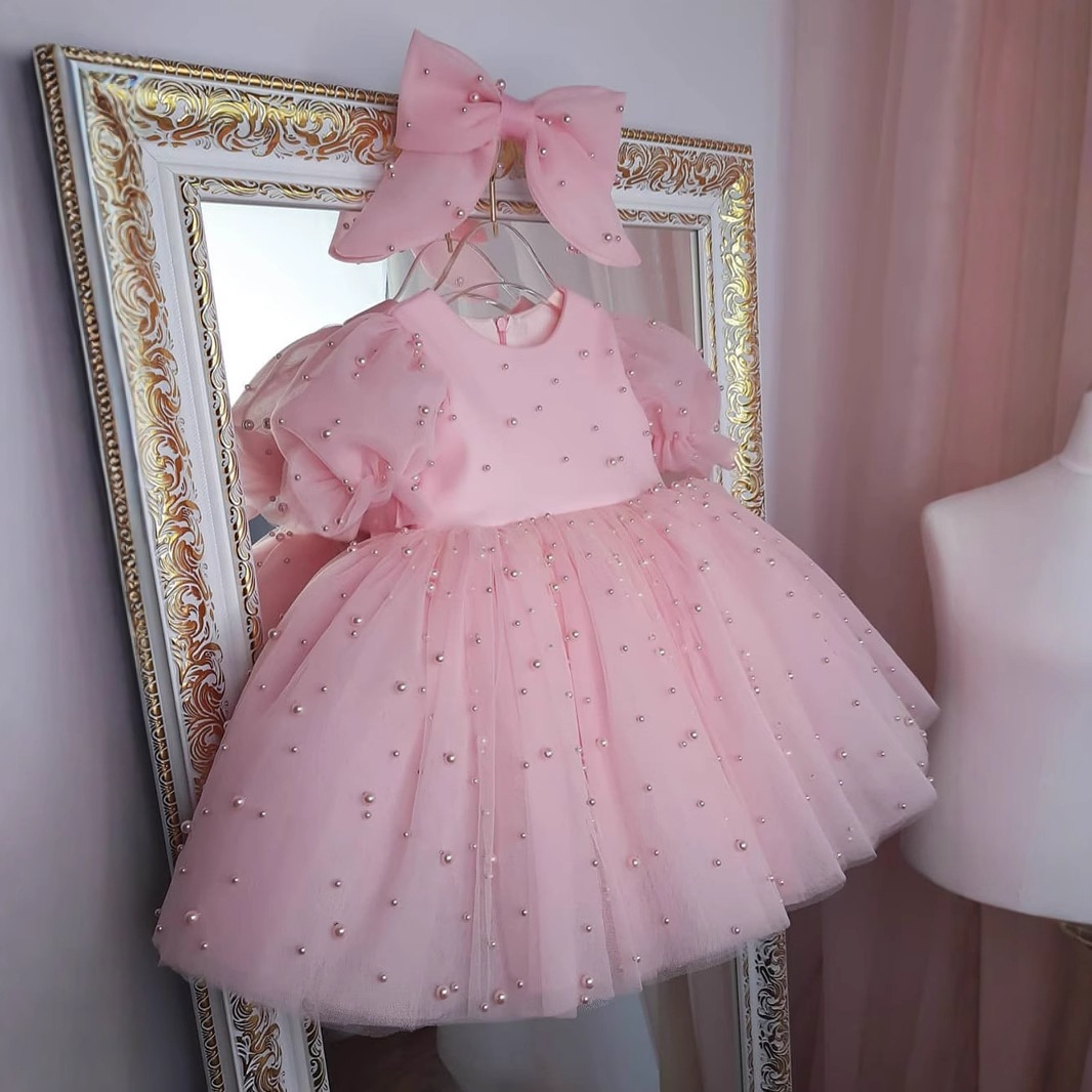 女の子のドレス半袖の子供のホストピアノパフォーマンス服女の子の誕生日花を引いたプリンセスドレス1 4,579円