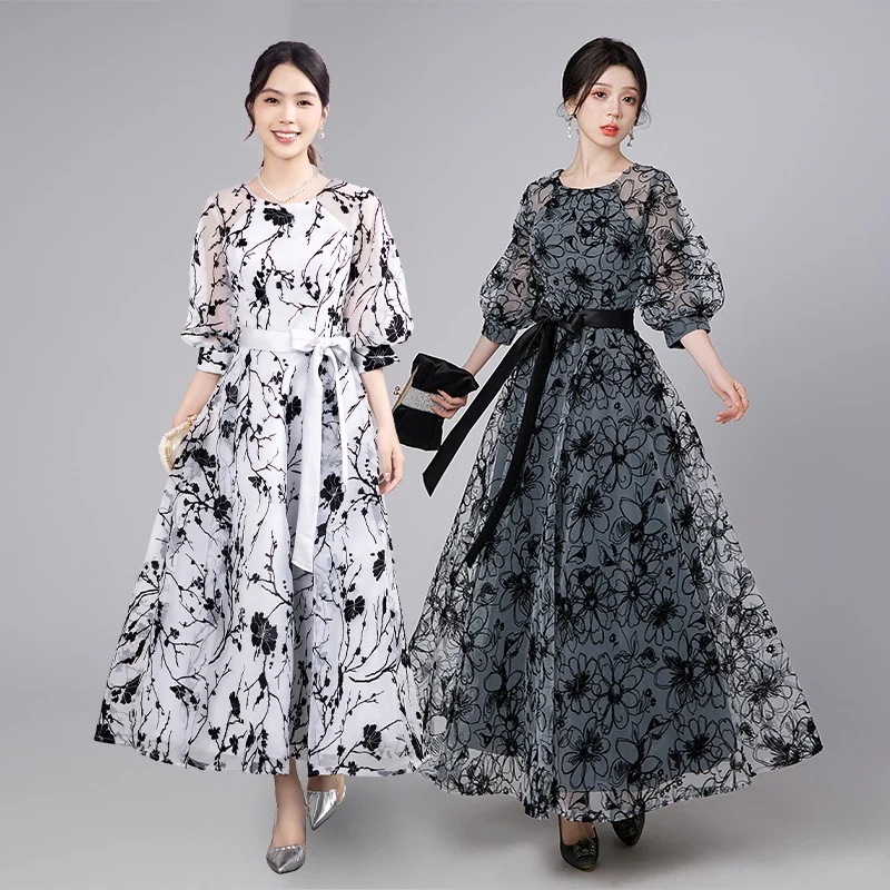 パーティードレス 宴会 イブニングドレス レディース 2025 気質 薄い ドレス