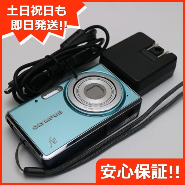 超美品 FE-4020 ライトブルー OLYMPUS デジカメ 23