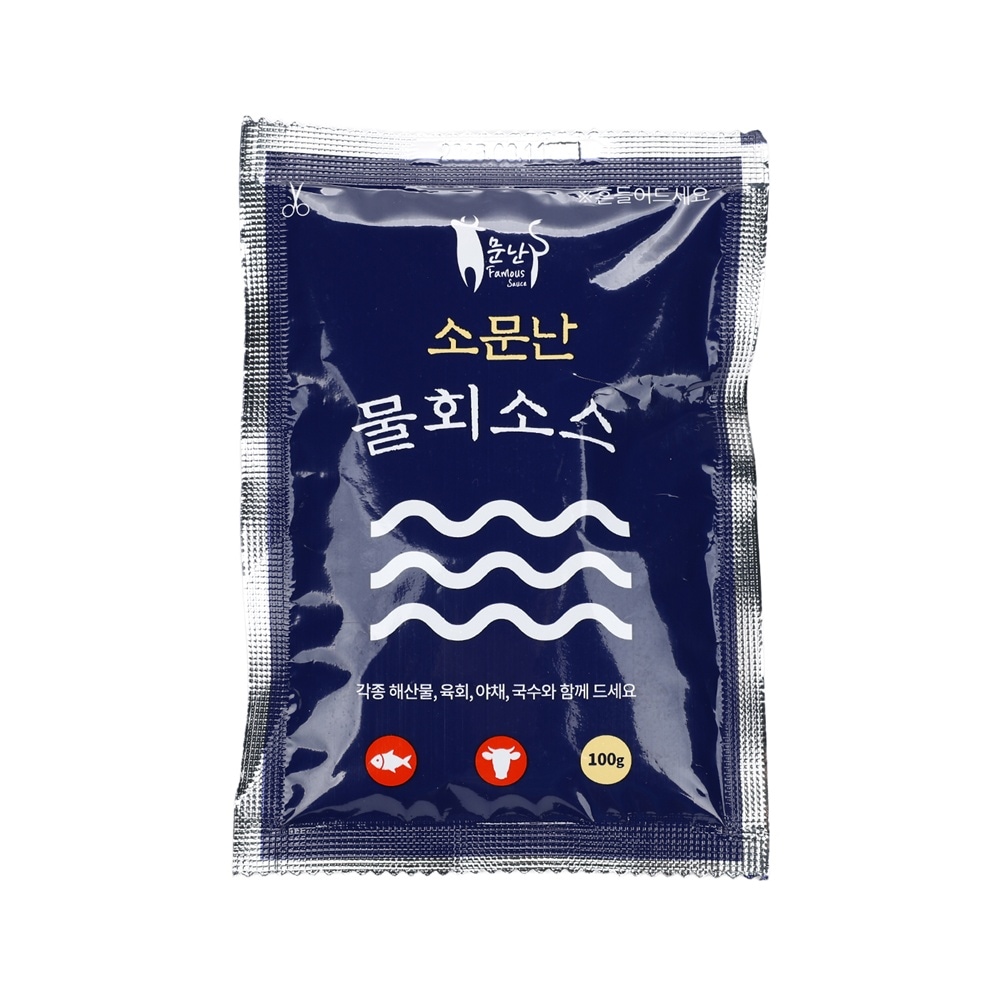 ソムンナン オルペド ムルフェソース 韓国式刺身冷スープ 甘辛ビビン麺ソース 100g×100個 / 2kg×1個 / 2kg×5個