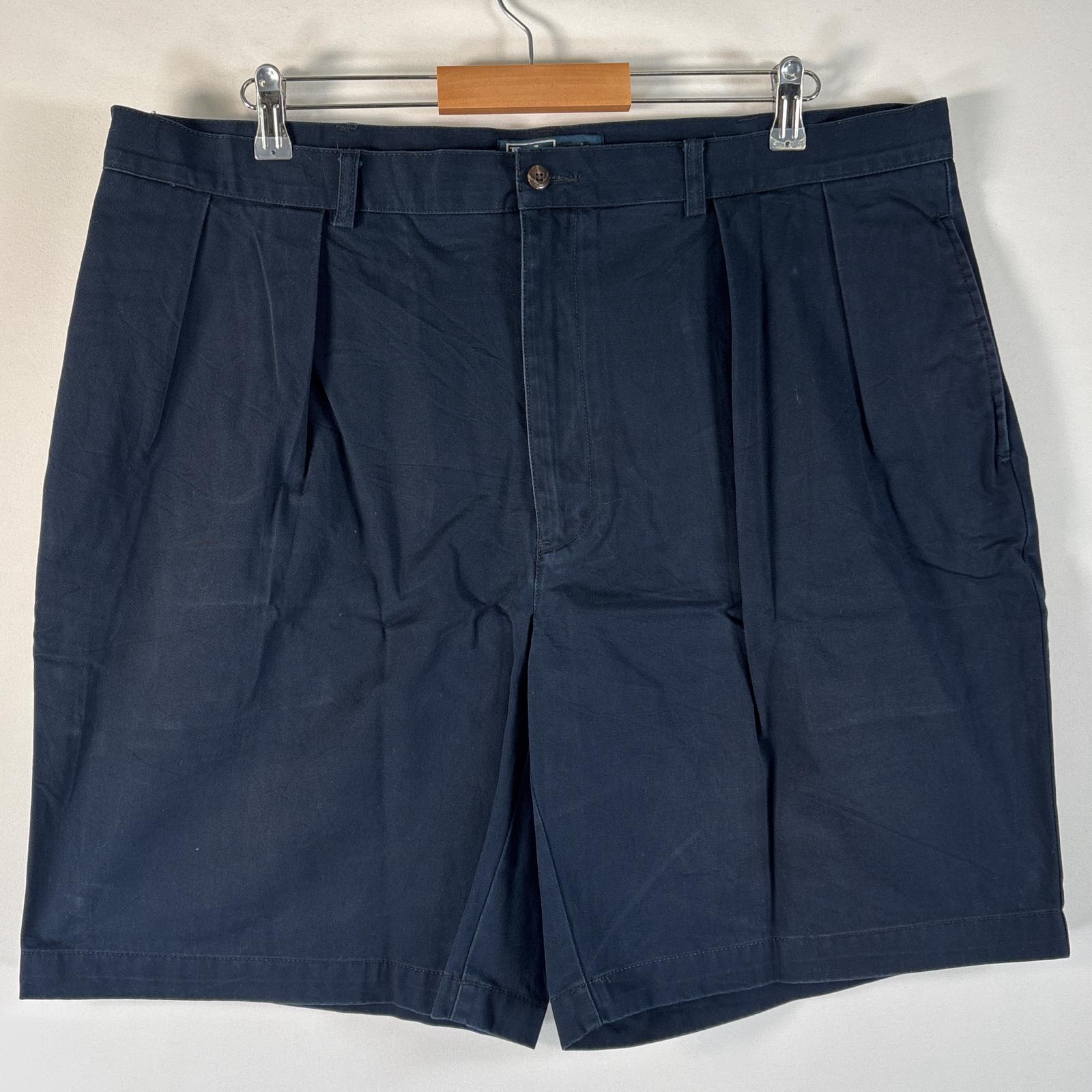 古着 90s/90年代 ポロバイラルフローレン Polo by Ralph Lauren ショートパンツ ポロチノ 半ズボン 大きいサイズ w42 ネイビー メンズ