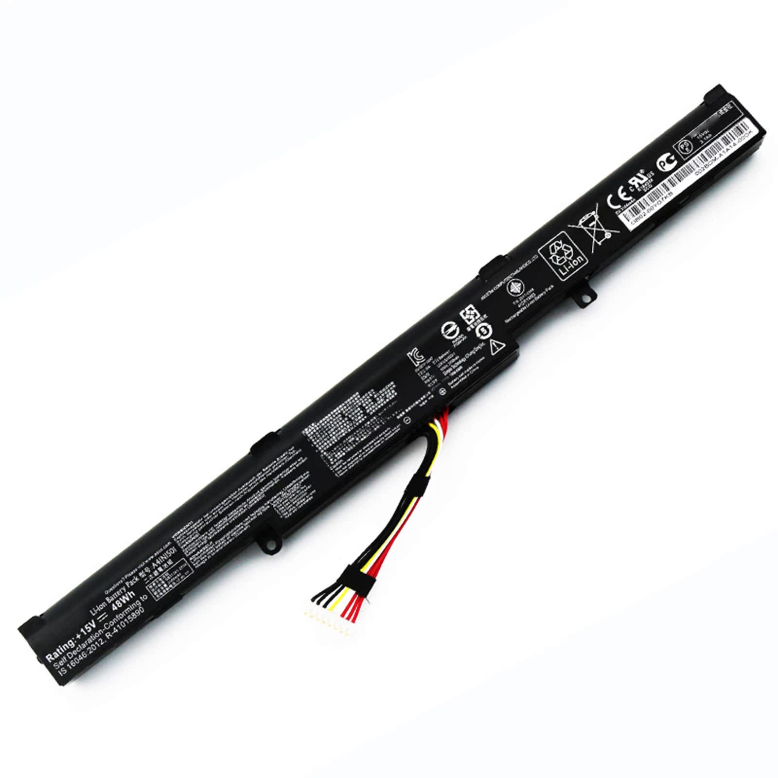 A41N1501 バッテリー A41N1501 電池 48Wh/3100mAh 電池・Asusノートパソコン互換 GL752VL GL752JW N552V N752VX ZX70V ZX70VW A