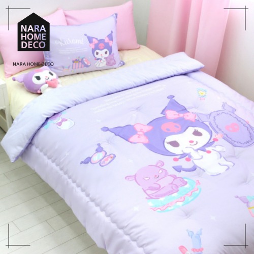 サンリオ クロミ 薄綿布団 枕カバー 寝具セット Cosmetic 韓国人気 かわいい 韓国インテリア