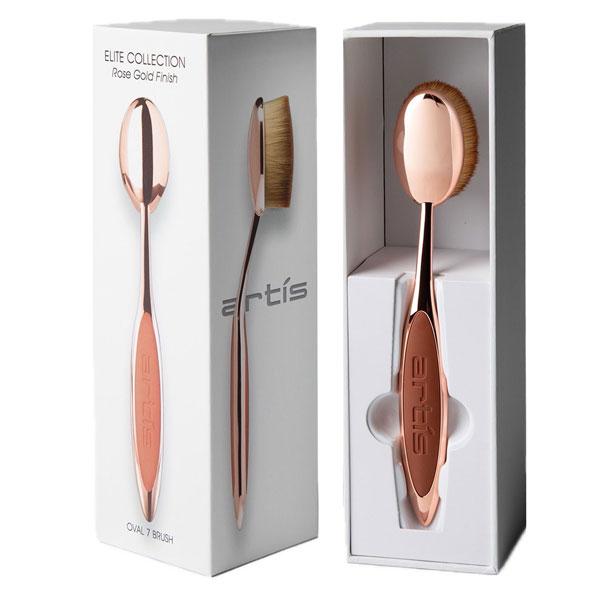 アーティス メイクアップブラシ エリート オーバル7 ローズゴールド ARTIS