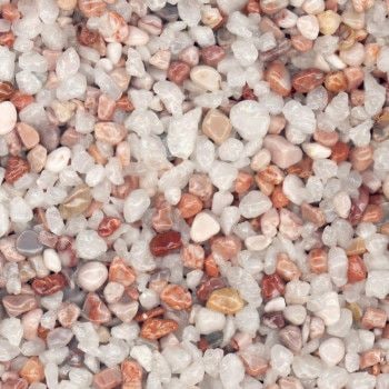 マツモト産業 乾燥砂利 ピンクホワイト 2.5～5mm内外 20kg