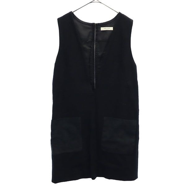 ノースリーブ ミニワンピース 38 ブラック チュニック レディース