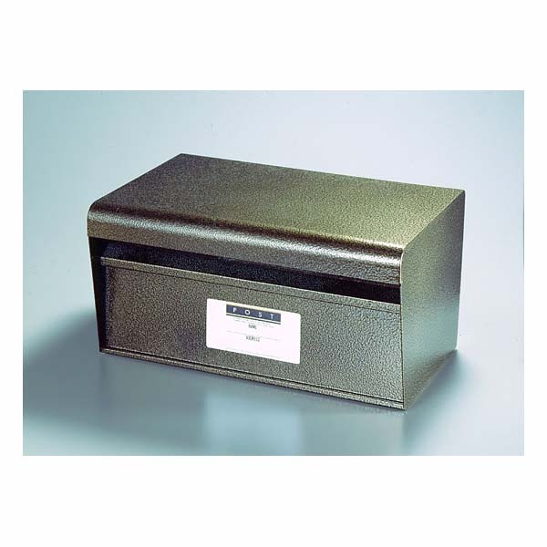 ポスト 郵便受け 本体のみ 門扉/フェンス上部/スタンドポール対応 エンボスブラウン（ポール別売り）