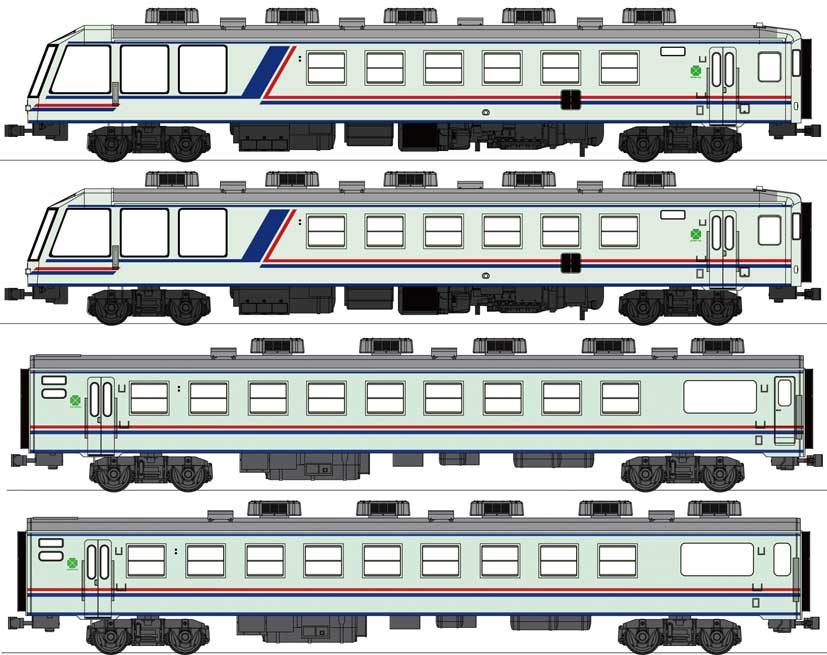 トラムウェイ (HO) TW-YSC-A 国鉄「やすらぎ」12系和式客車 基本4両セット トラムウェイ TW-YSC-A ヤスラギ キホン4R