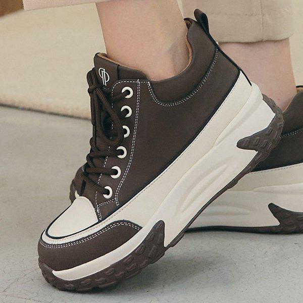シューズ レザー 厚底 冬 裏起毛 女性 レディース スニーカー スリッポン ハイトップ スニーカー 5cm sjpe+ .._P412596660