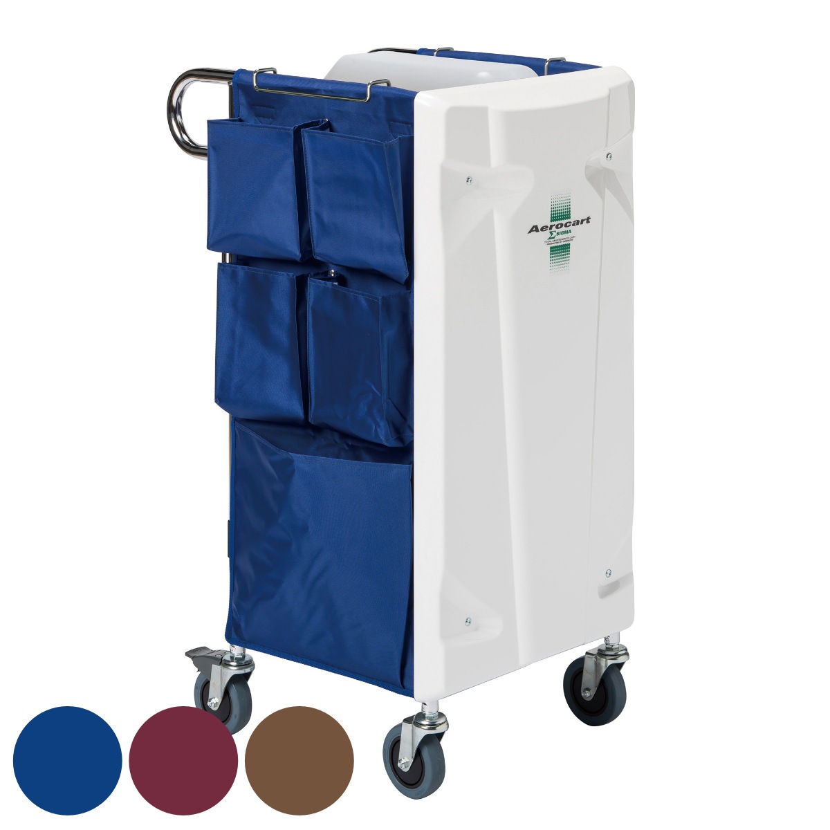 清掃用カート エアロカート シグマ すいがら回収 コンパクト モップ 収納 吸い殻 回収 たばこ タバコ 吸殻 カート 清掃用 ステンレス製 吸い殻回収 モップハンガー ワゴン 法人限定