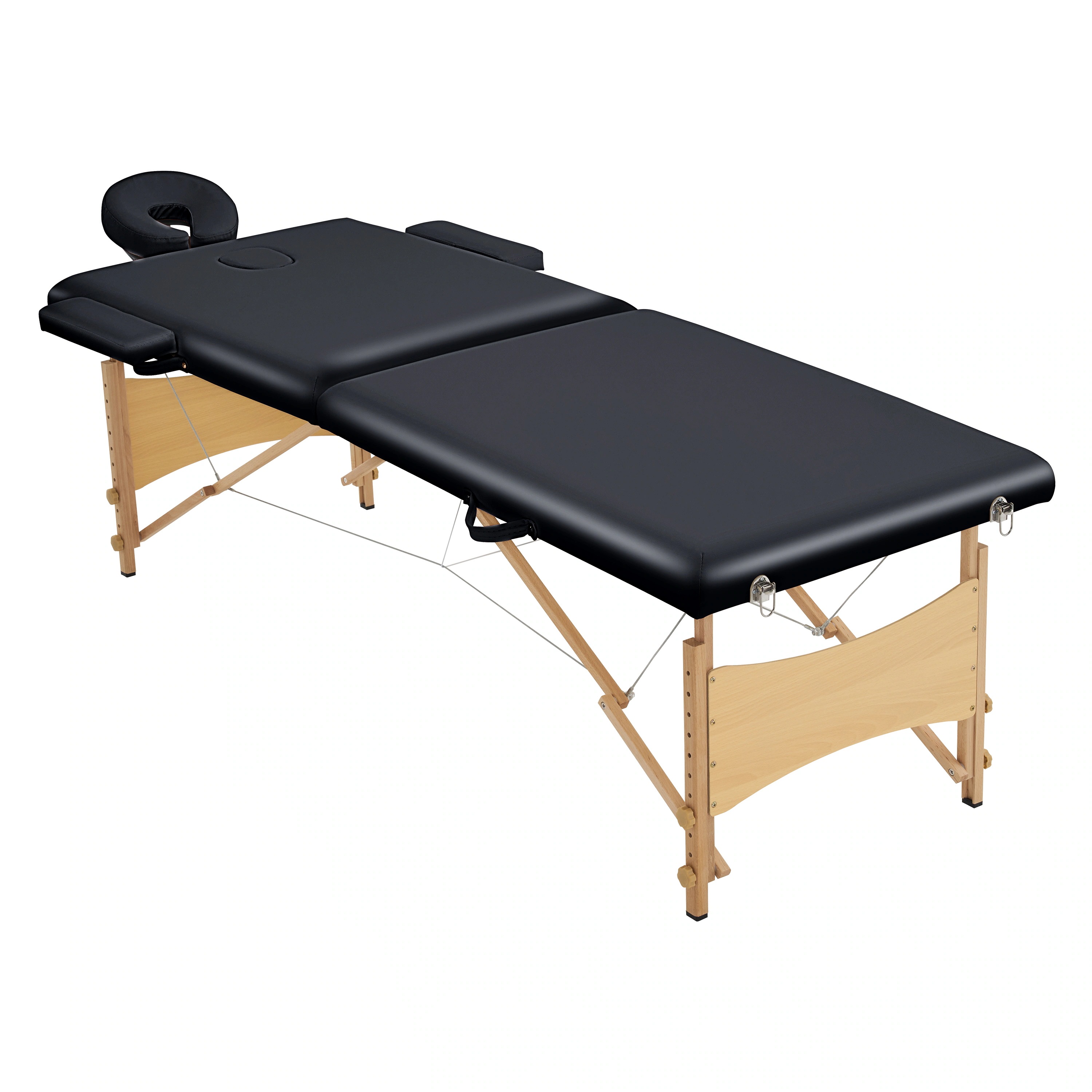 【国内発送 無-送料】1936【 マックスサイズ】【人気商品】【ブラック】 マッサージベッド 折りたたみ コンパクト 超軽量 エステベッド 7カラー選べる マッサージ台 施術台 施術ベッド