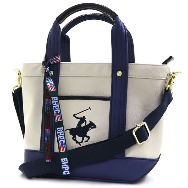 ショルダーバッグ レディース 正規品 ハンドバッグ 2Way サブバッグ ホワイト ネイビー BH2006N