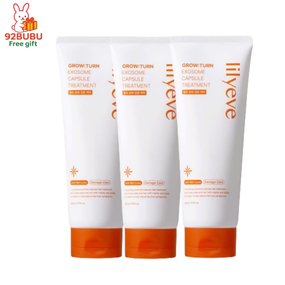 [人気ダメージヘアケア] グロウターンエクソソームカプセルトリートメント230ml× 3本/ヘアパック/ スカルプトリートメント/たんぱく質ケア/頭皮ケア/ヘアマスク/ヘア集中ケア/乾燥ヘア