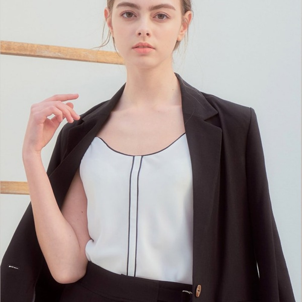 (リアーナニューヨーク) カラーラインストラッピーブラウス RPYWBL110