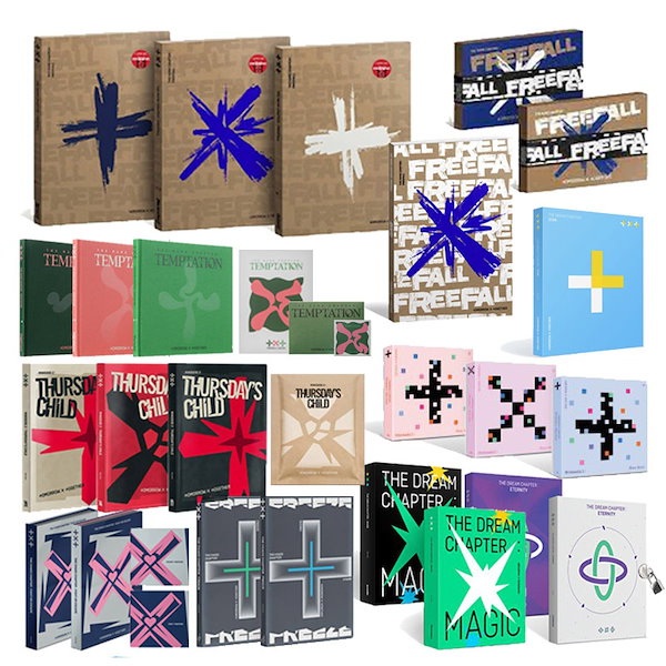 TXT freefall soundwave ラキドロ 5枚セット TXT LUCKY DRAW 3RD ALBUM FREEFALL PST - SOUNDWAVE - M2U LD