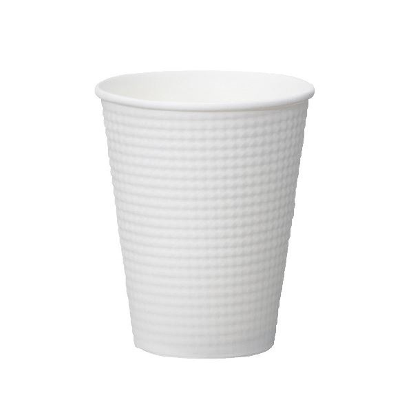 （まとめ）サンナップ エンボスカップホワイト 340mL 25個入[x10セット]