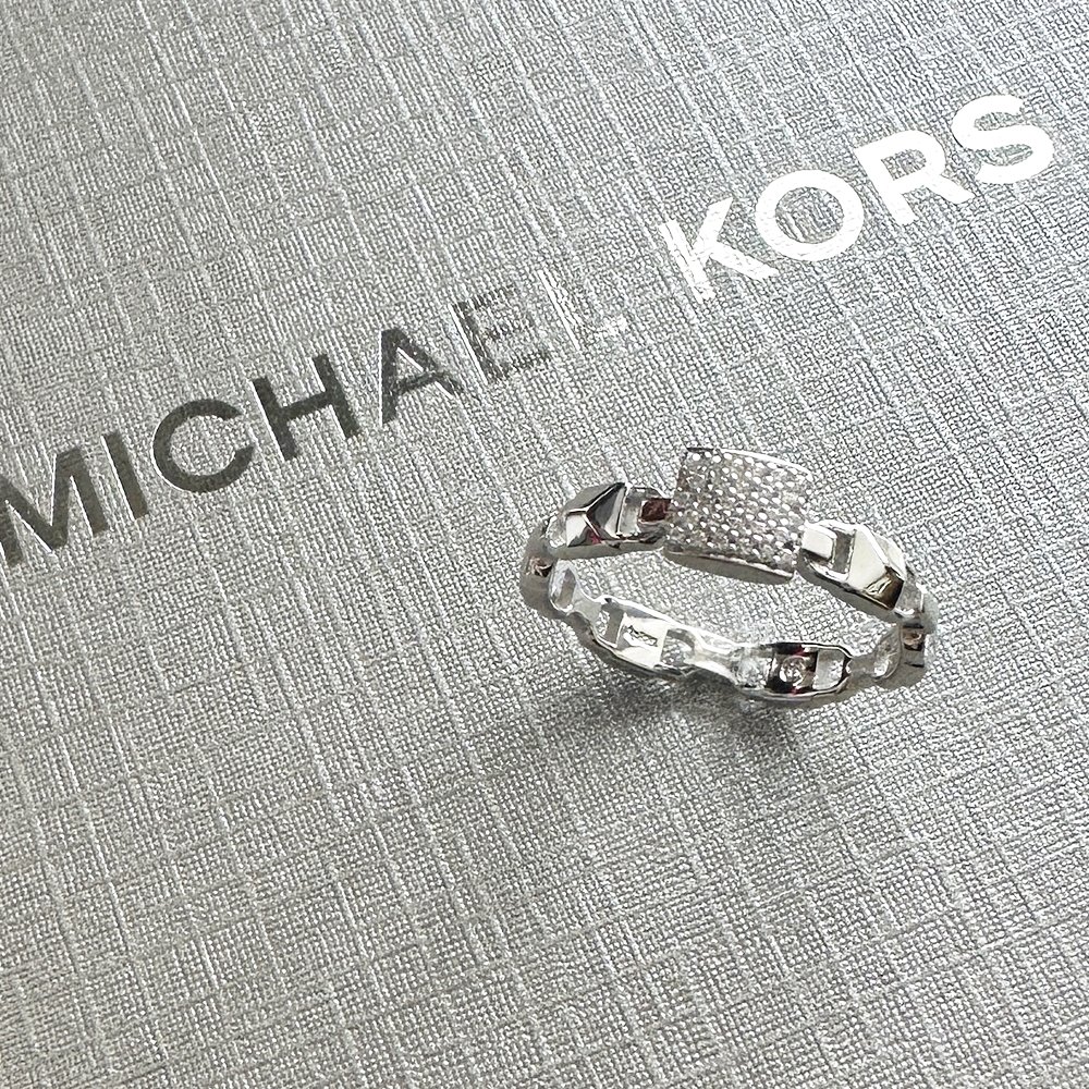 マイケルコース 指輪 レディース シルバー925 リング 11号 おしゃれ かわいい アクセサリー シルバーリング 925 結婚式 結婚記念日 妻 母 誕生日プレゼント 女性 彼女 女友達 ギフト ジ