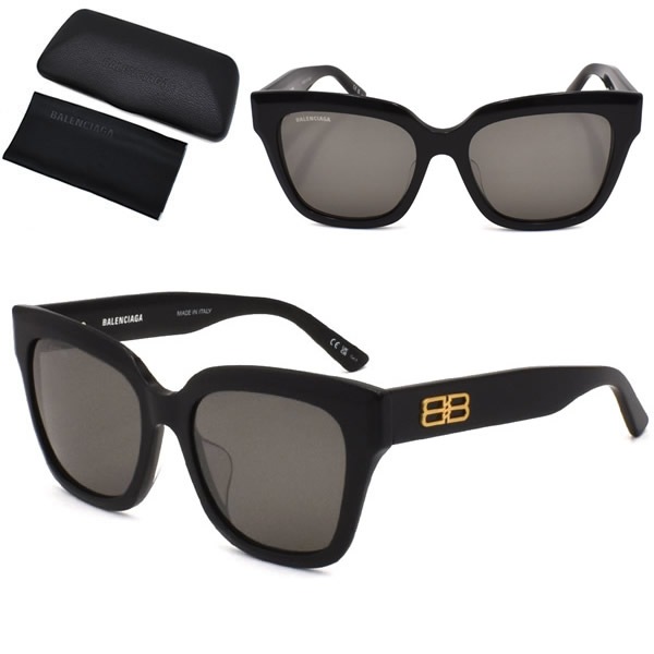 サングラス BB0237SA-001 サングラス アジアンフィット メンズ レディース ユニセックス ブラック グレー